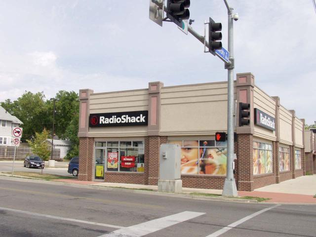 Storefront Decoration at University Ave. Radio Shack