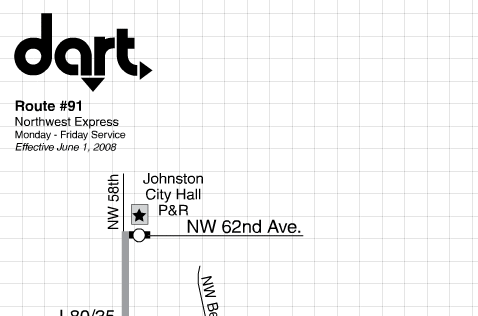 Johnston Park and Ride at City Hall