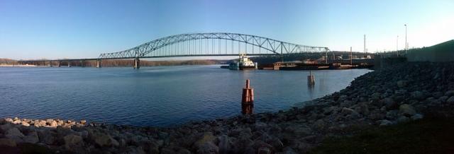 Mississippi River Vista in Dubuque